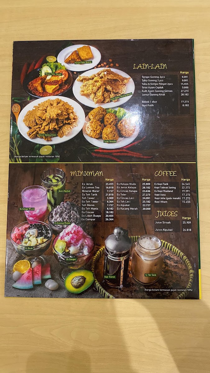 Bebek Muda Ciputat Photo Menu 1