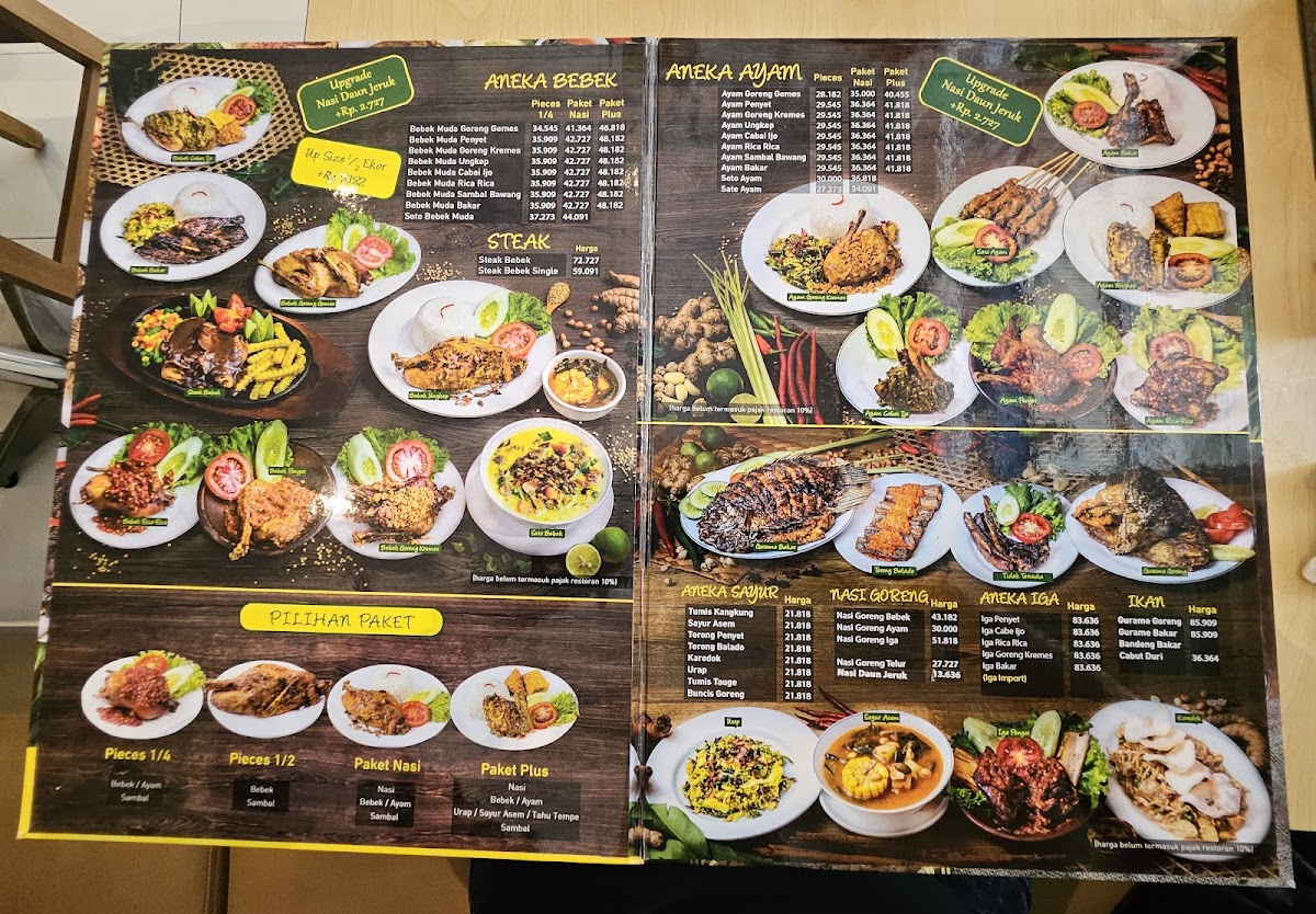 Bebek Muda Ciputat Photo Menu 3