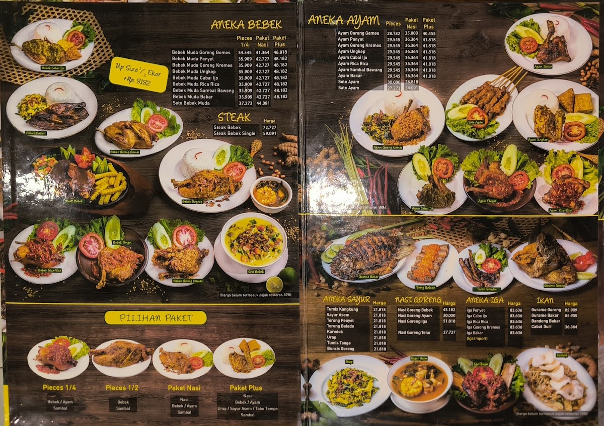 Bebek Muda Ciputat Photo Menu 4