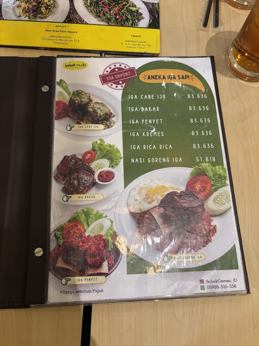 Bebek Muda Ciputat Photo Menu 9