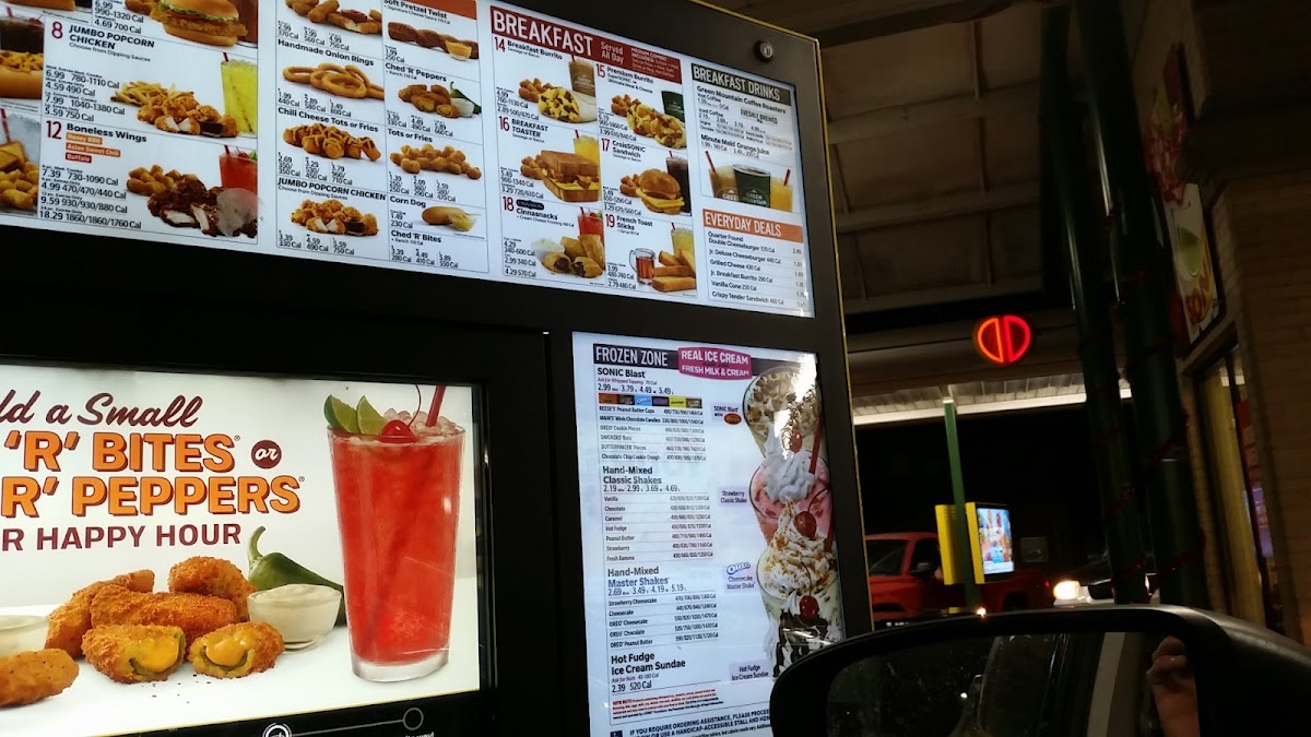 Sonic Drive-In Photo Menu 3