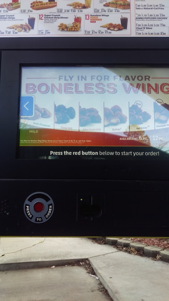 Sonic Drive-In Photo Menu 4