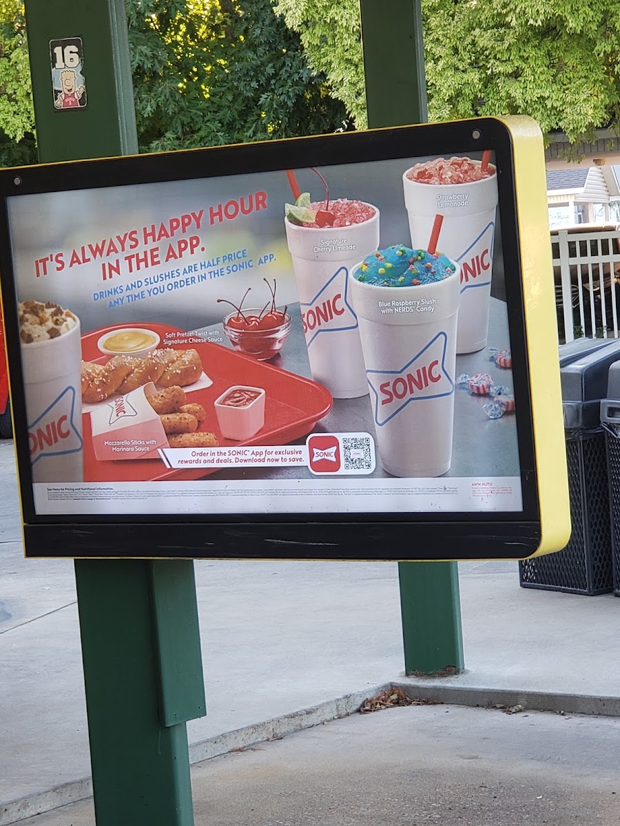 Sonic Drive-In Photo Menu 5