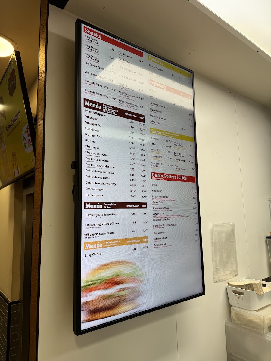 Burger King Photo Menu 5
