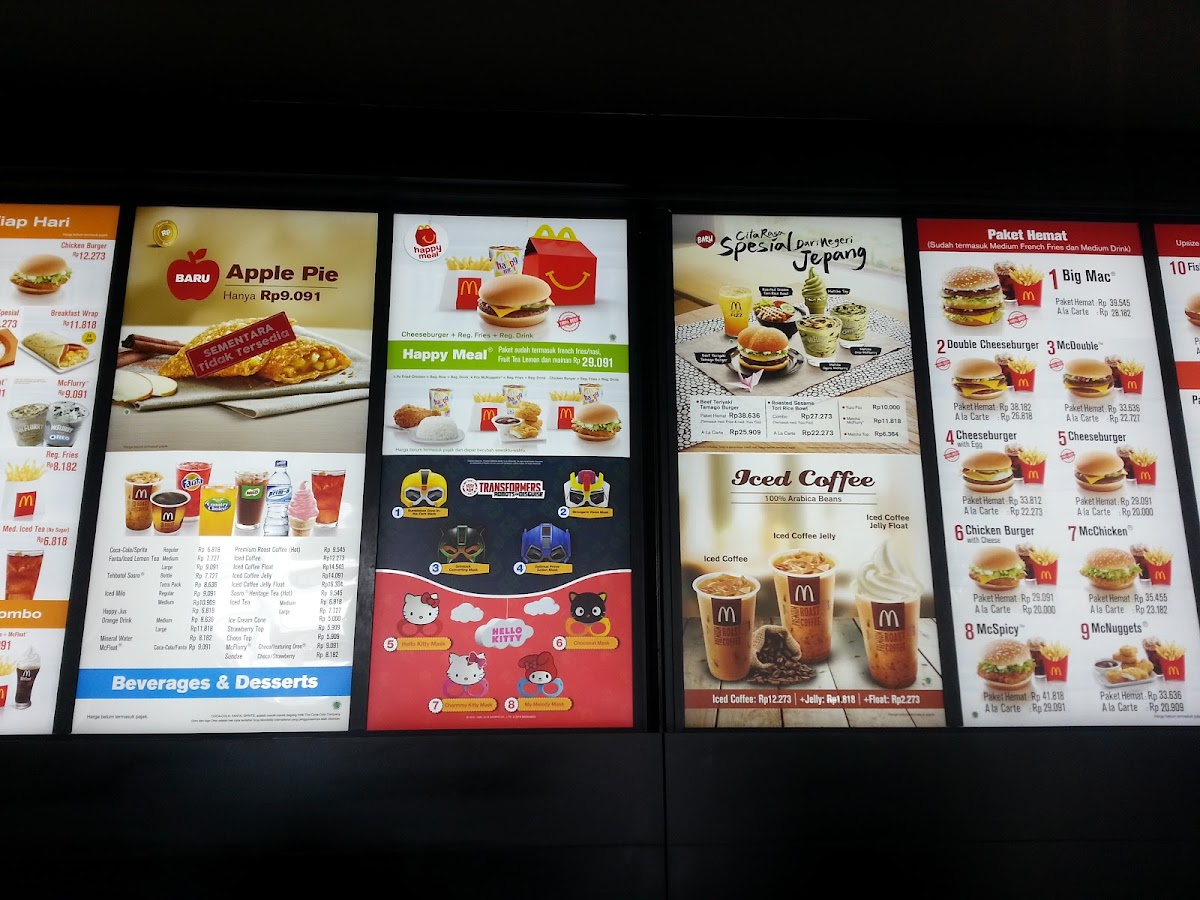 McDonald's Photo Menu 10