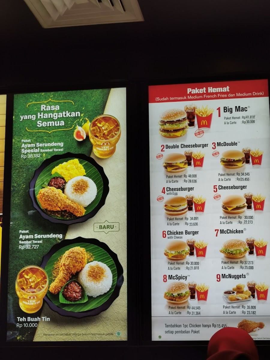 McDonald's Photo Menu 3