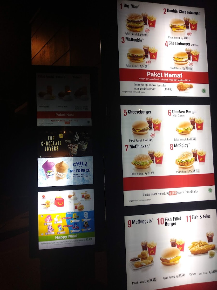 McDonald's Photo Menu 6