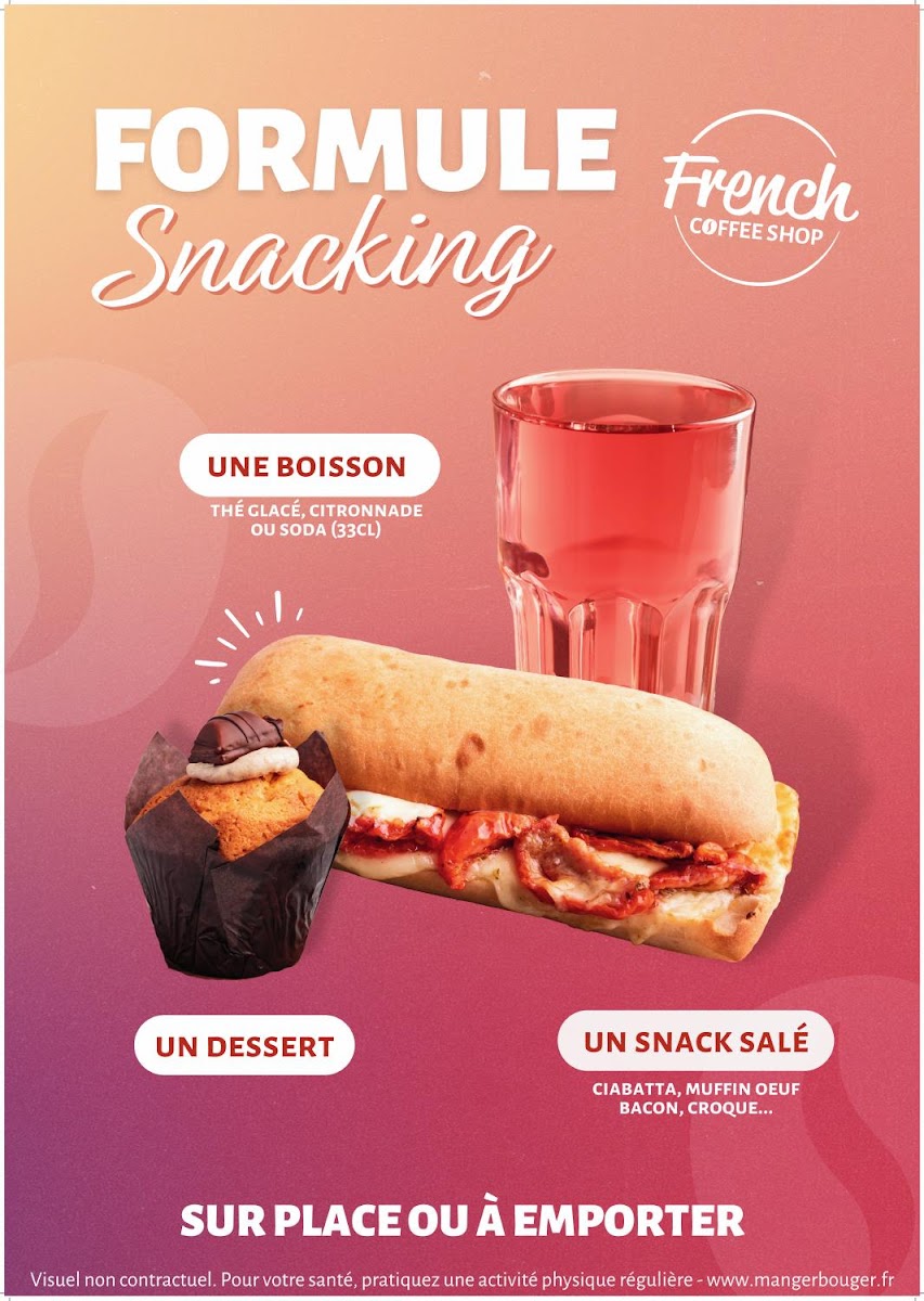 French Coffee Shop Photo Menu 4