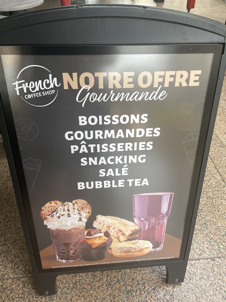 French Coffee Shop Photo Menu 7