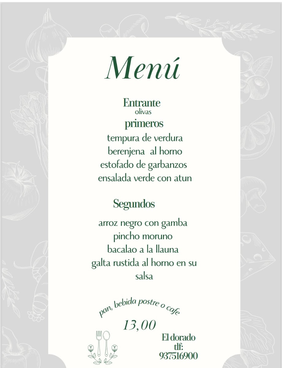 El Dorado Photo Menu 2