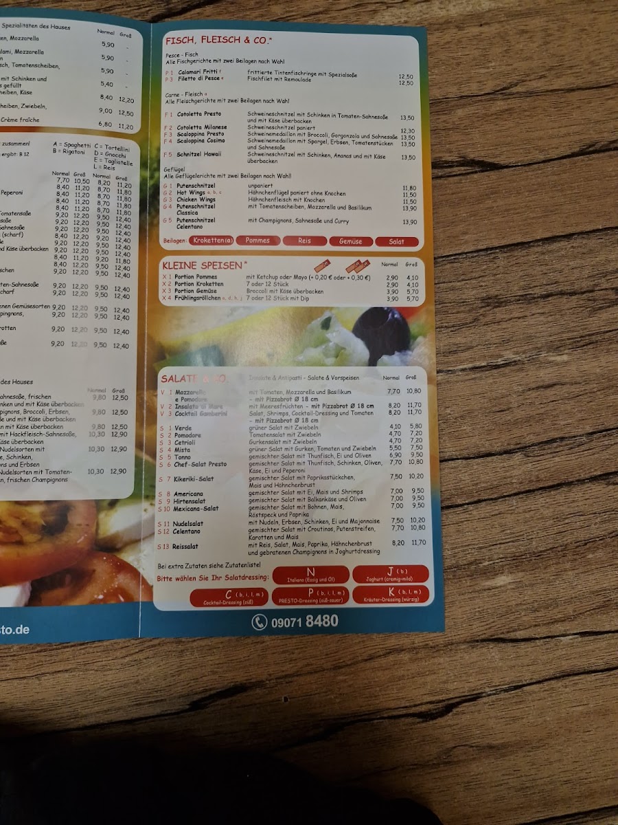 Pizza-Presto Photo Menu 6