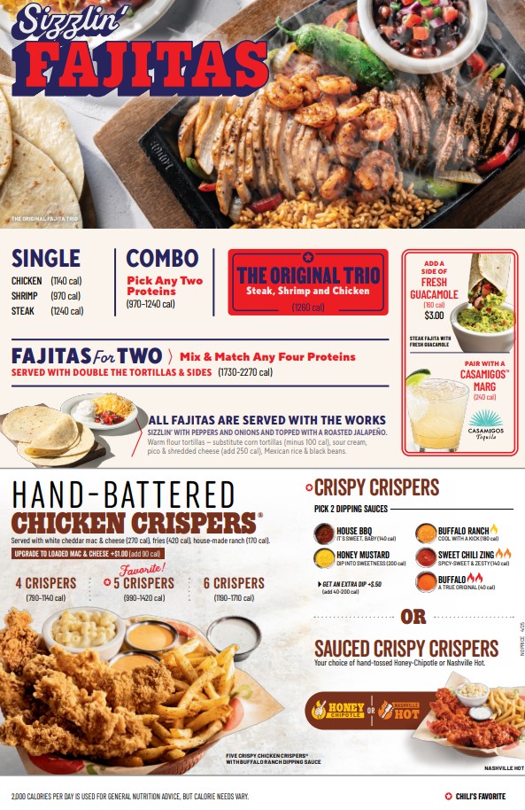 Chili's Grill & Bar Photo Menu 3