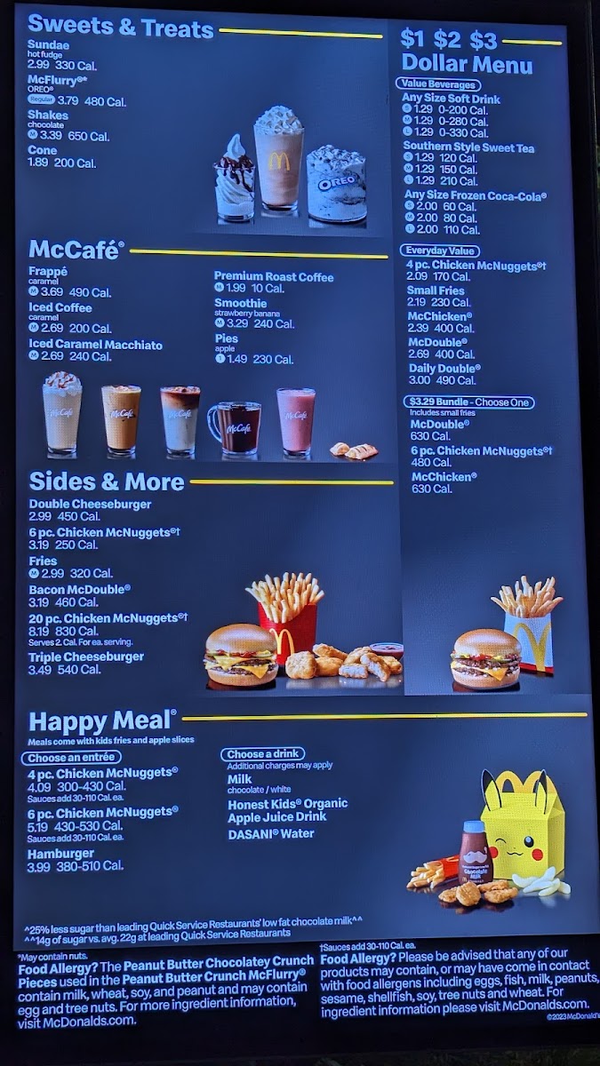 McDonald's Photo Menu 1