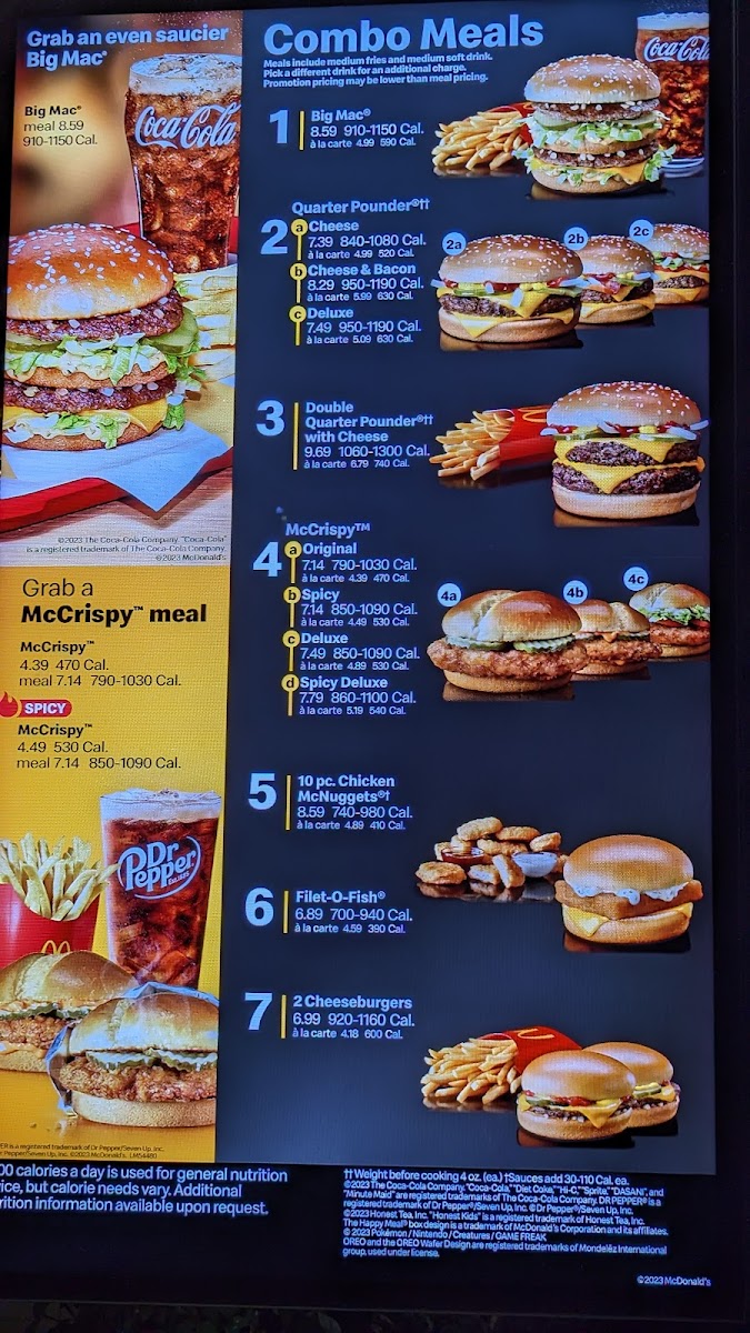 McDonald's Photo Menu 2