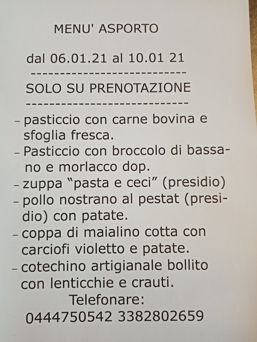 Luigi Zolin Cibo Photo Menu 1