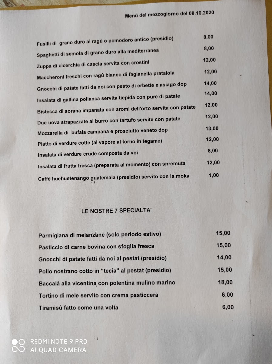 Luigi Zolin Cibo Photo Menu 2