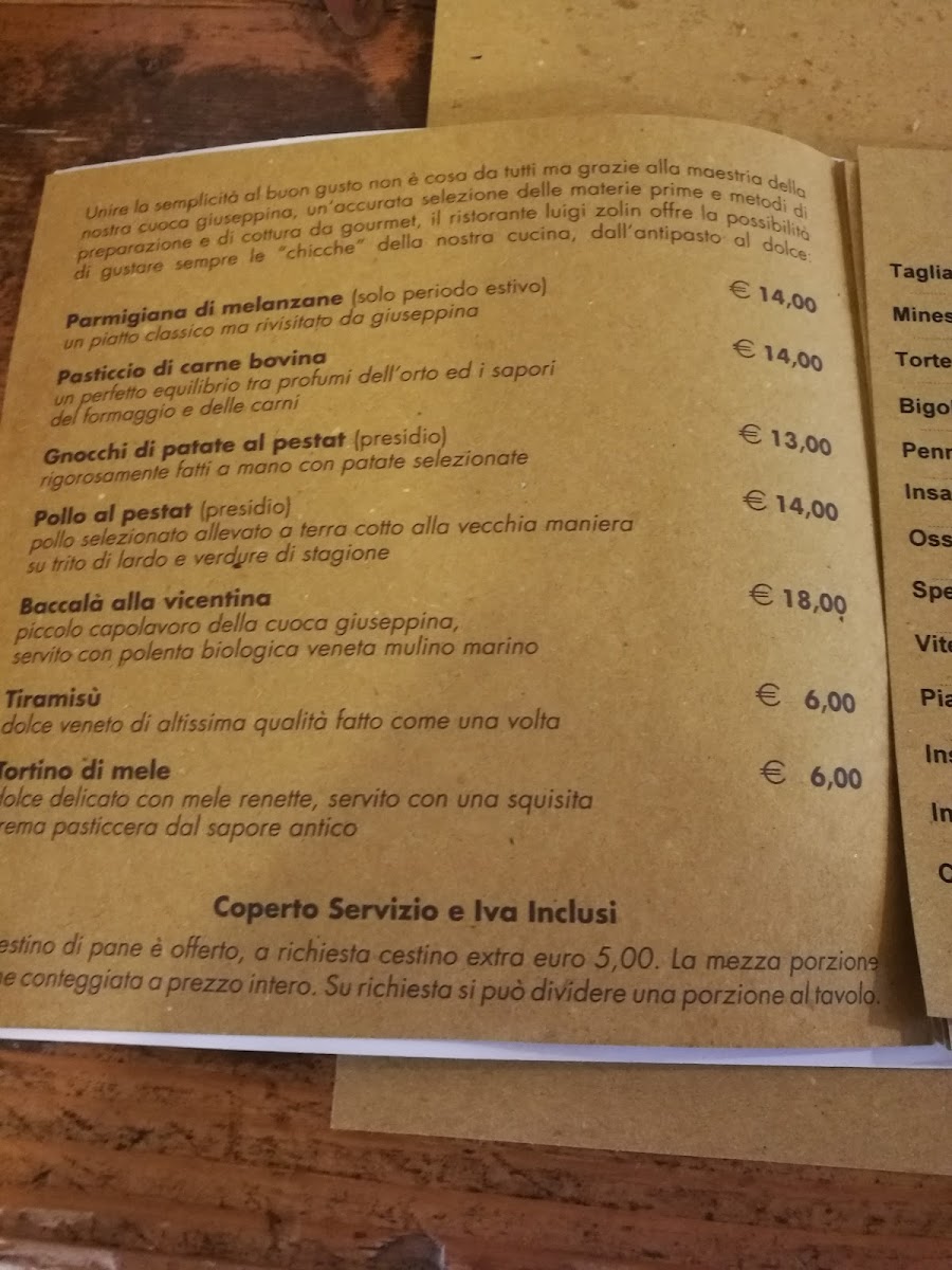 Luigi Zolin Cibo Photo Menu 7
