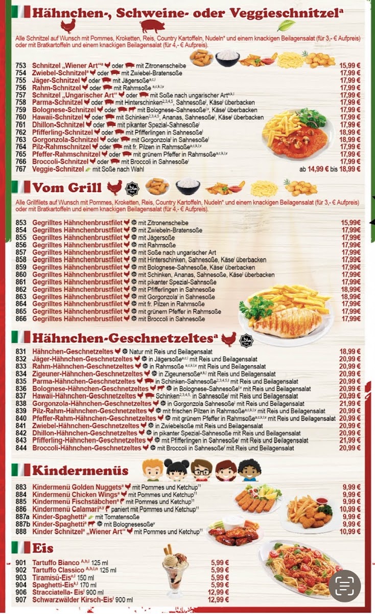 Restaurant Pizzeria Dhillon Photo Menu 1