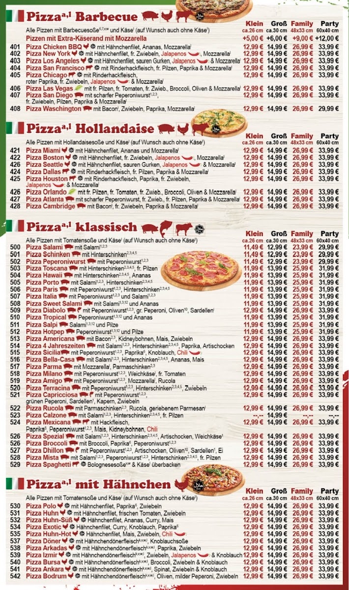 Restaurant Pizzeria Dhillon Photo Menu 3