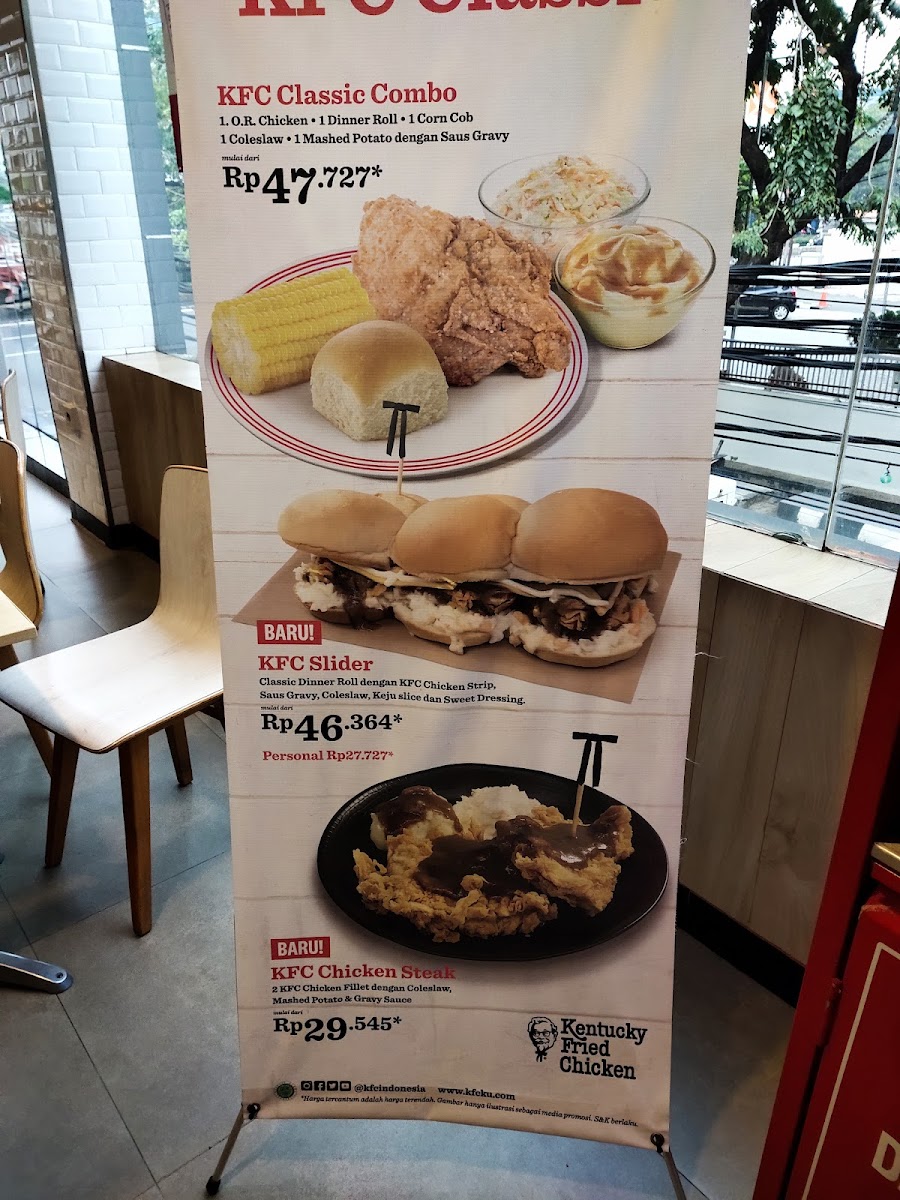 KFC Photo Menu 2