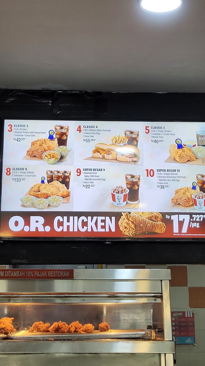KFC Photo Menu 5