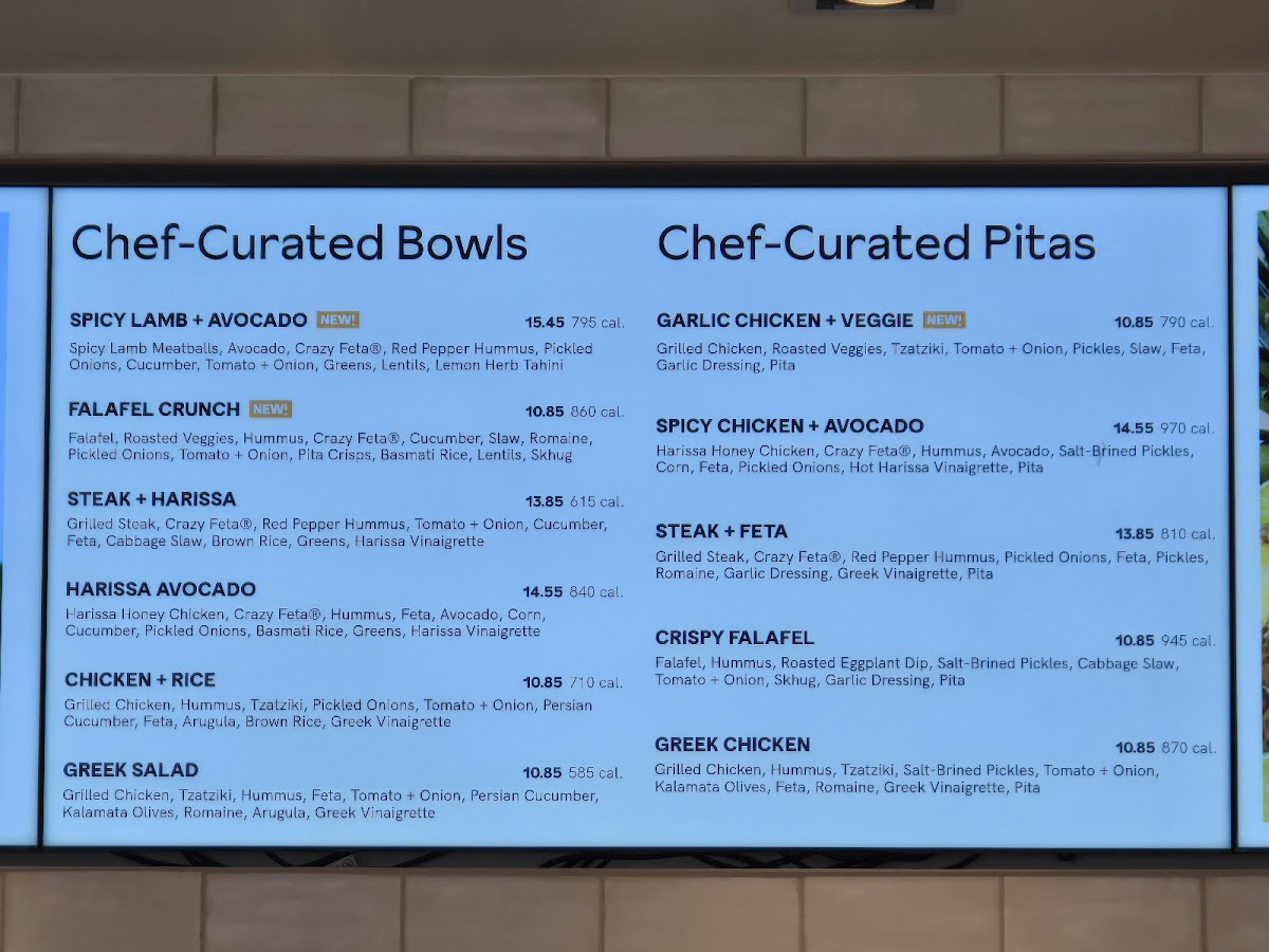 CAVA Photo Menu 2