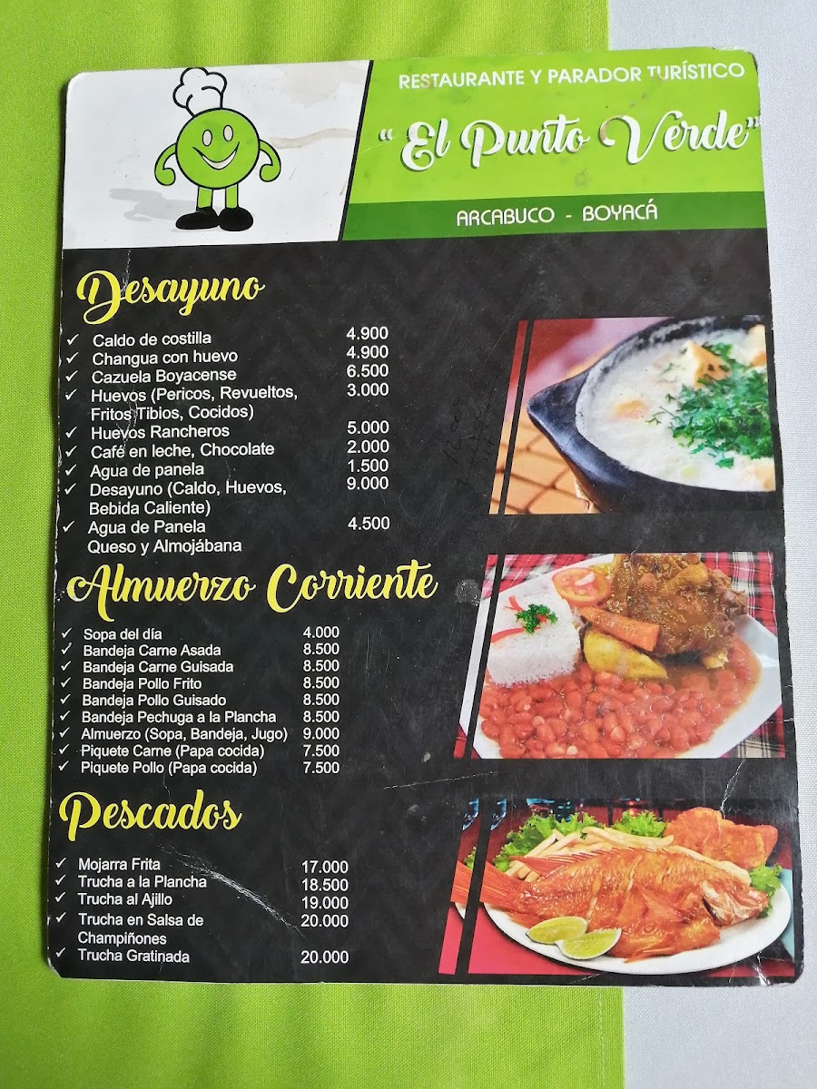 Restaurante Punto Verde Photo Menu 1