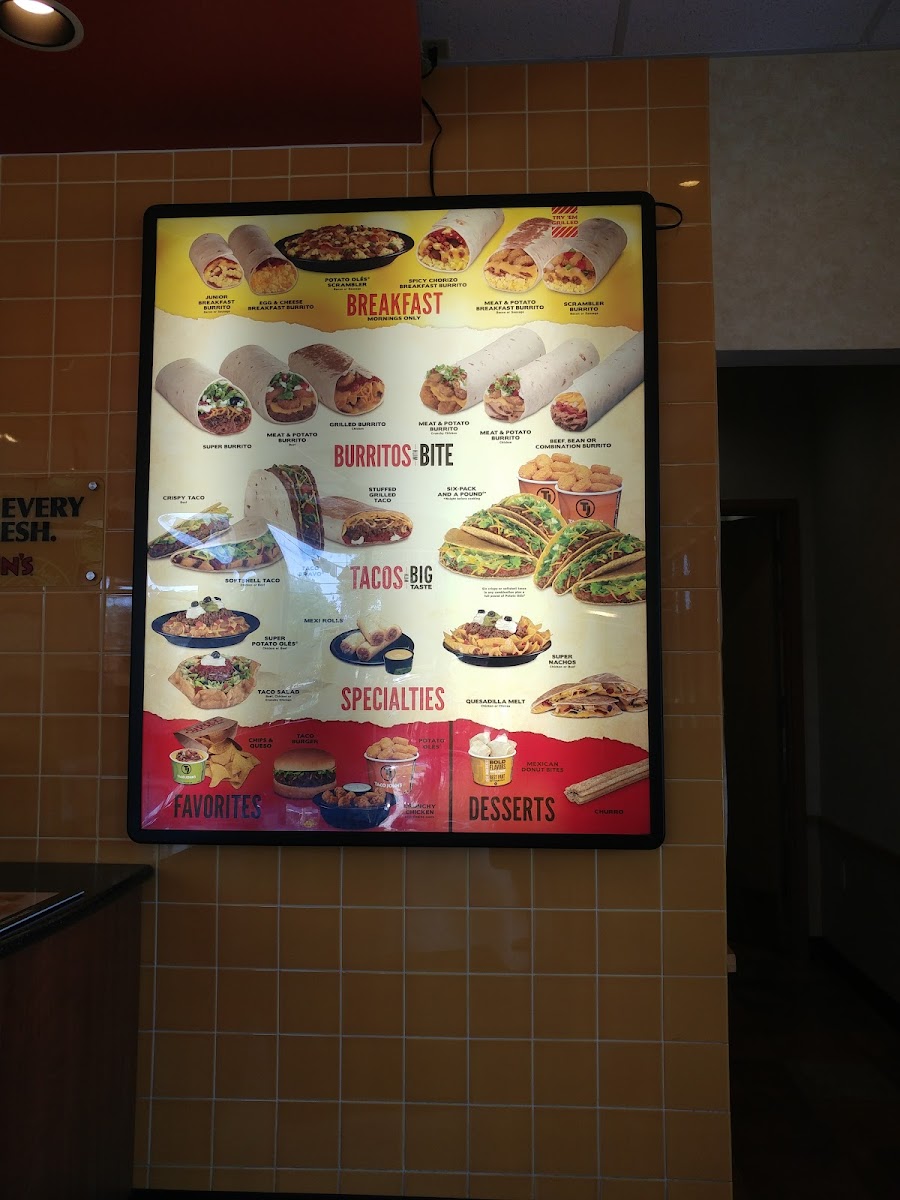 Taco John's Photo Menu 2