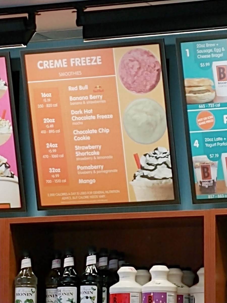 Biggby Coffee Photo Menu 10