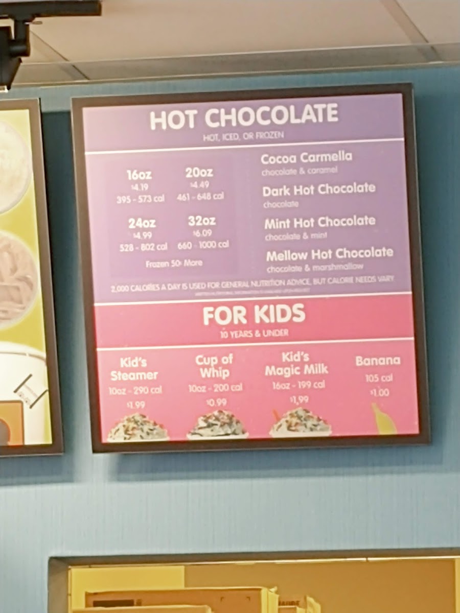 Biggby Coffee Photo Menu 2