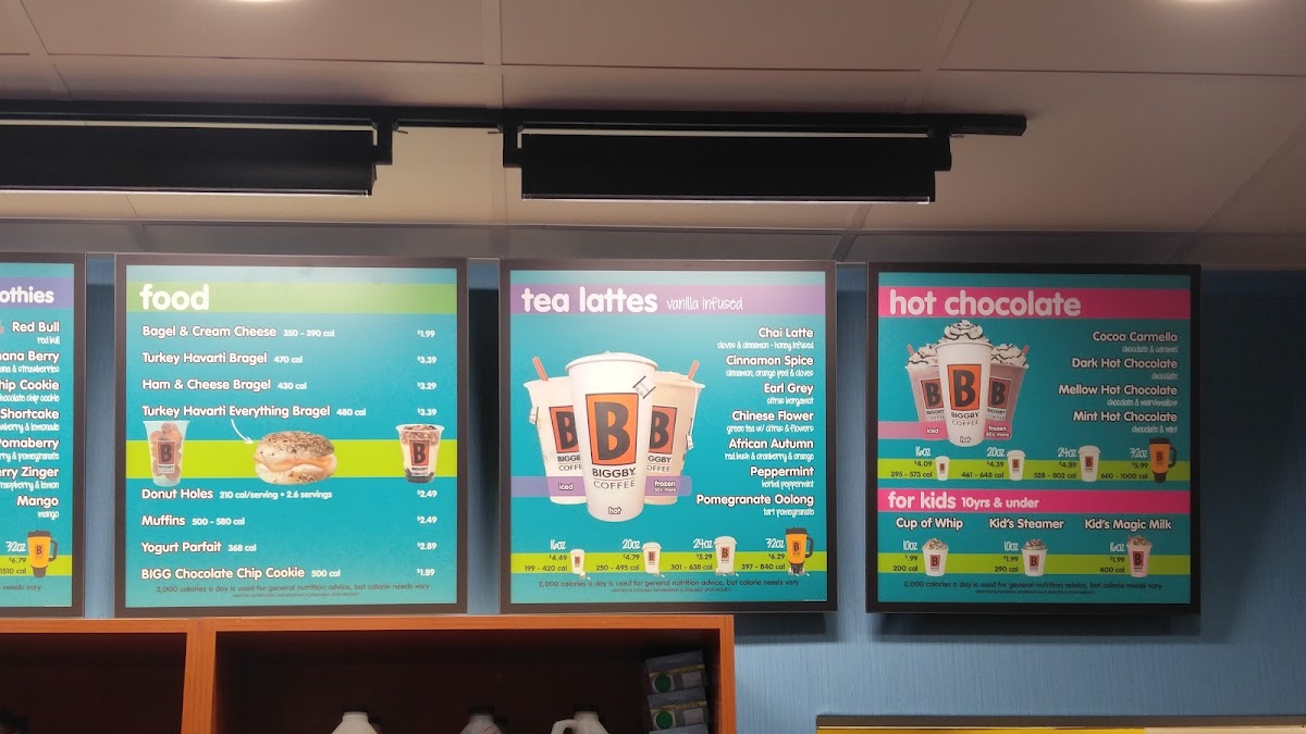 Biggby Coffee Photo Menu 9