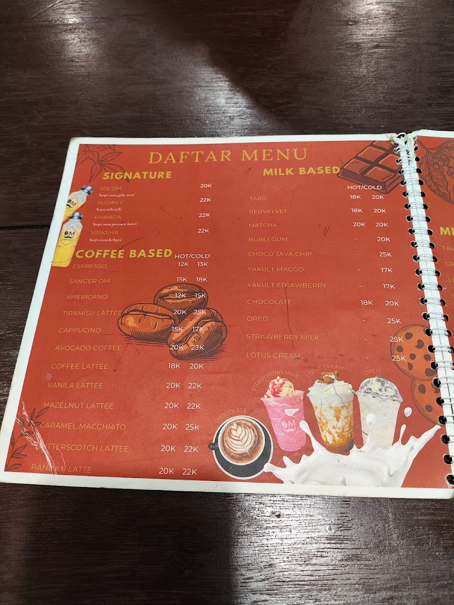 OM COFFEE Photo Menu 4