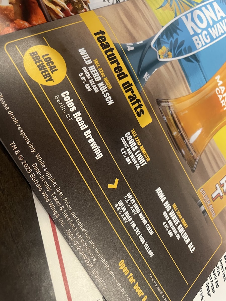 Buffalo Wild Wings Photo Menu 10