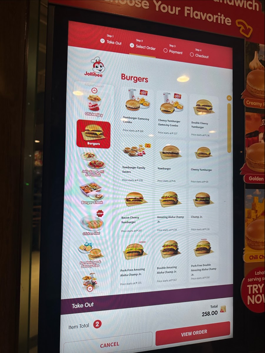 Jollibee Photo Menu 1