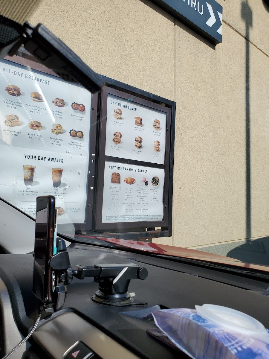 Starbucks Photo Menu 1