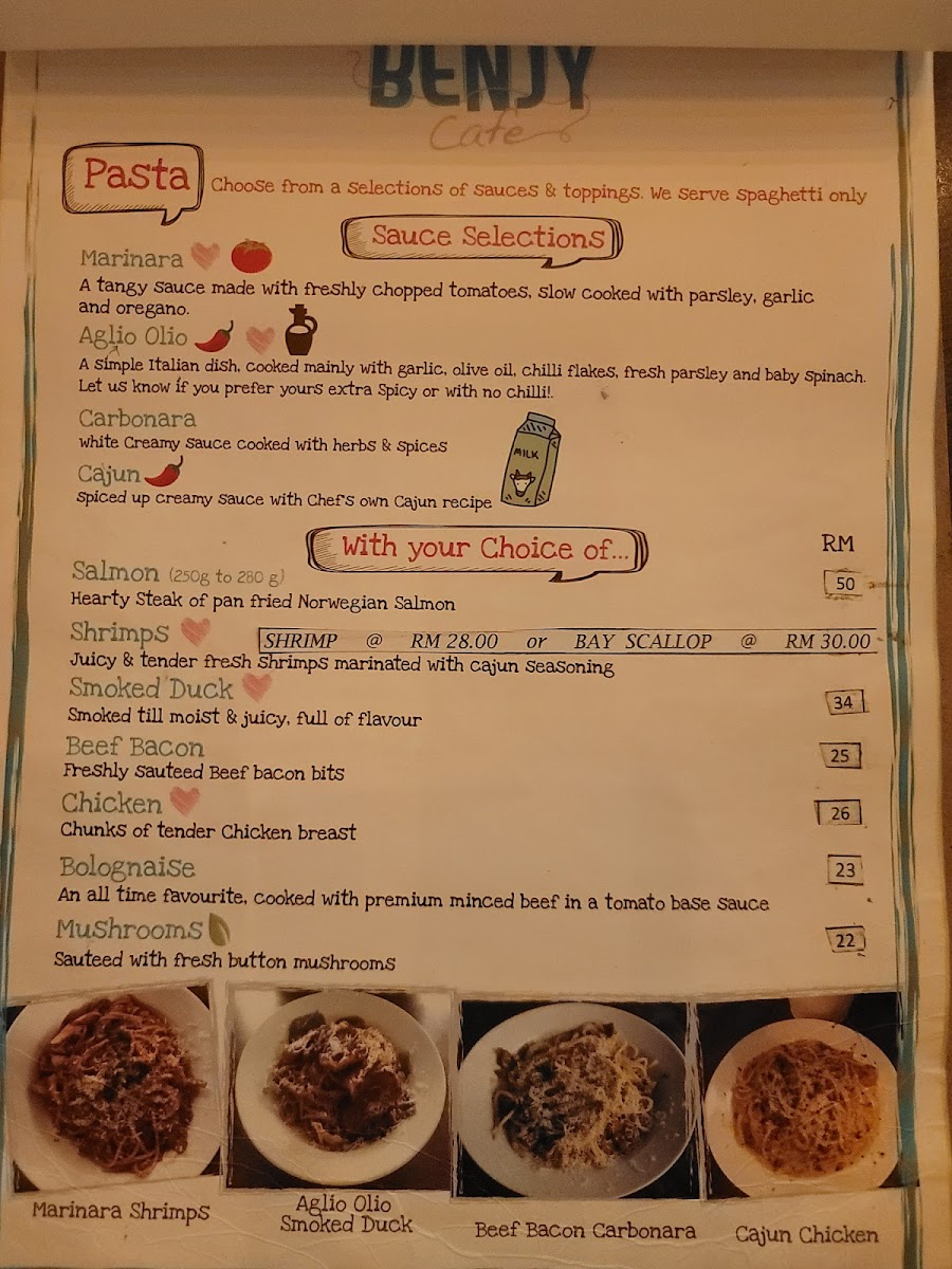 Benjy Cafe Photo Menu 9