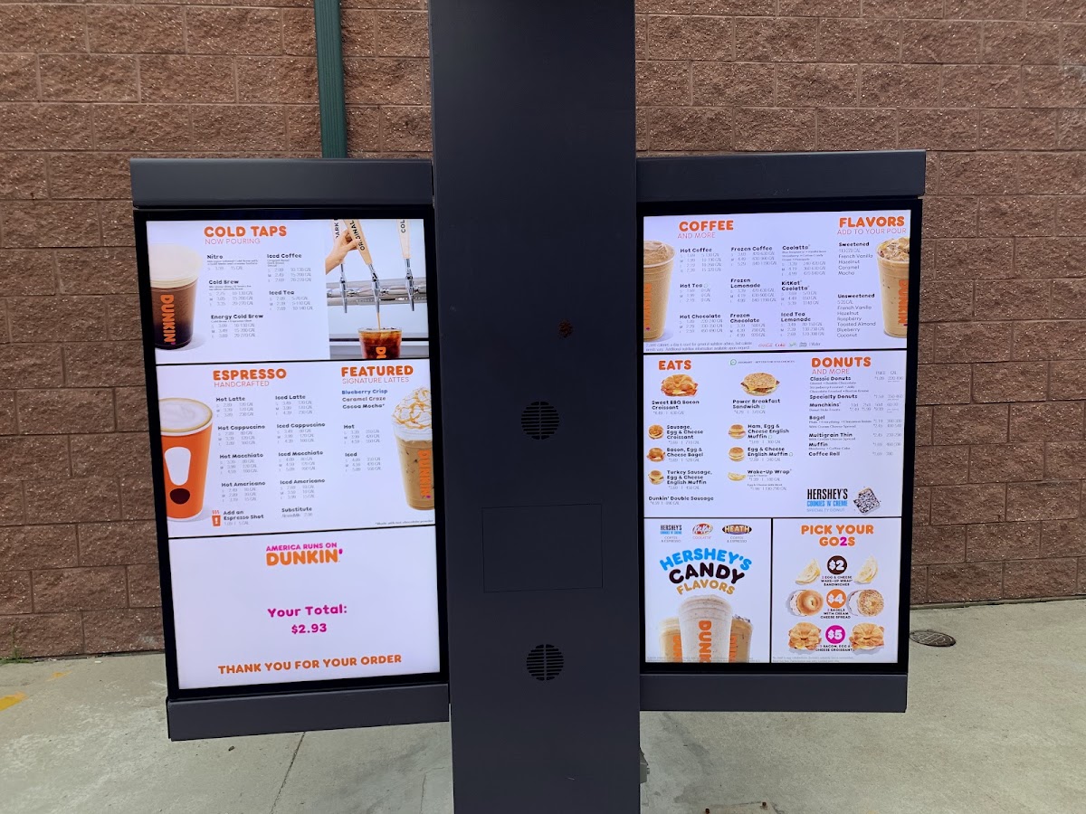 Dunkin' Photo Menu 1