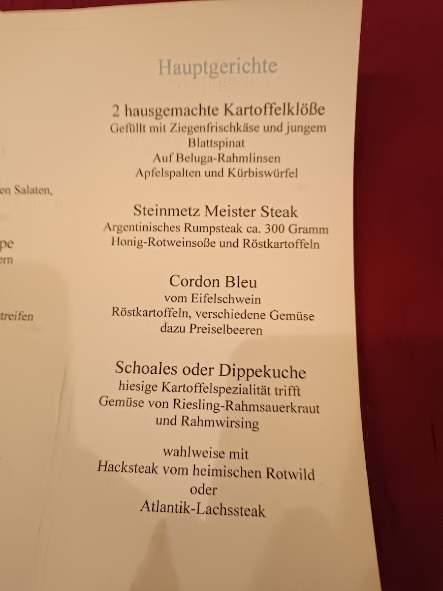 Restaurant Graacher Tor Photo Menu 1