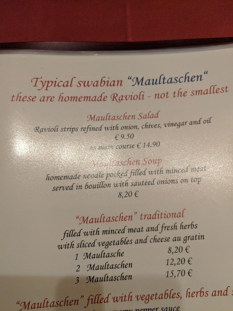 Restaurant Graacher Tor Photo Menu 3