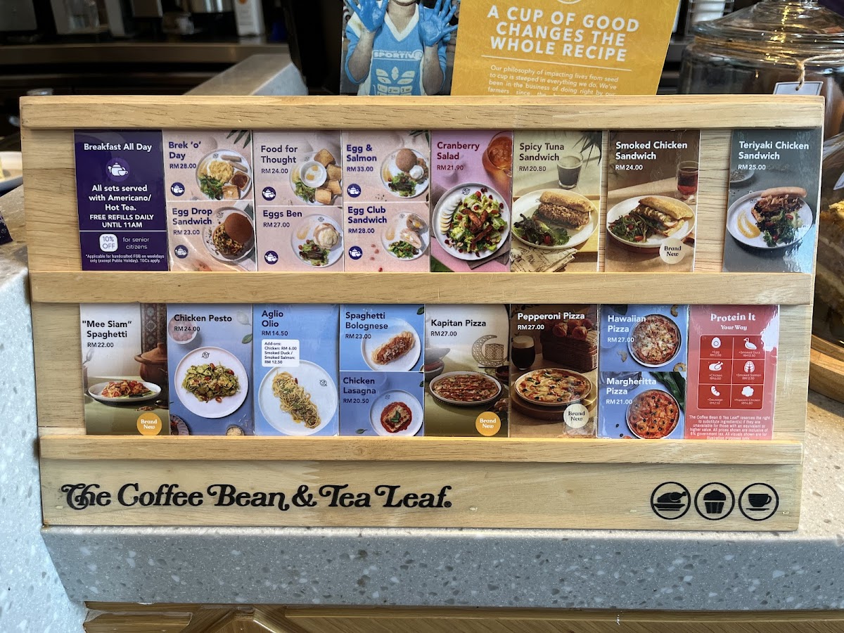 The Coffee Bean & Tea Leaf Photo Menu 3