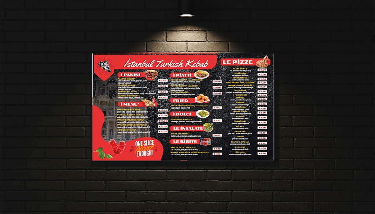 Istanbul kebab pizza Photo Menu 1