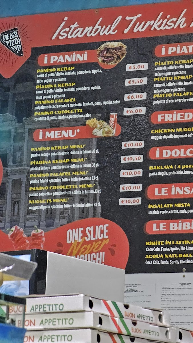 Istanbul kebab pizza Photo Menu 2