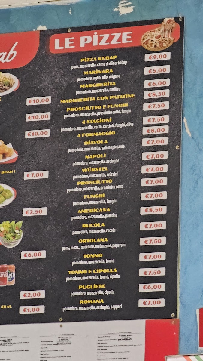 Istanbul kebab pizza Photo Menu 3