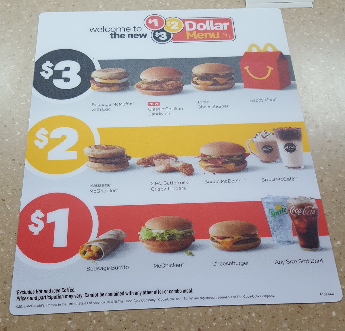 McDonald's Photo Menu 2
