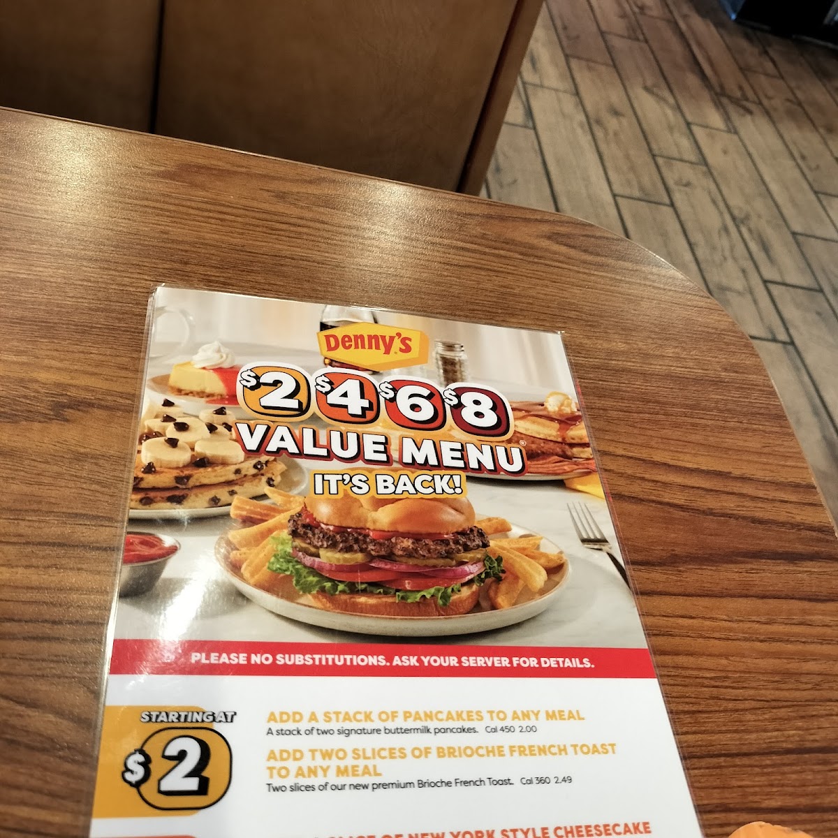 Denny's Photo Menu 10