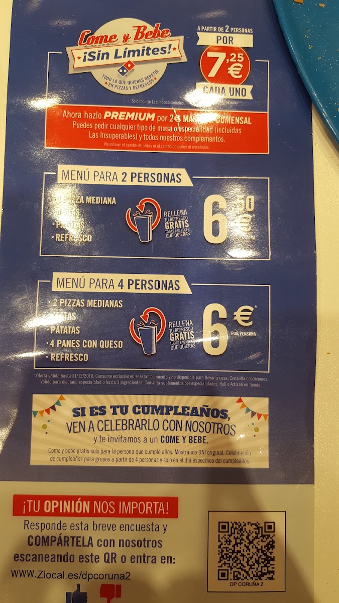 Domino's Pizza Photo Menu 3