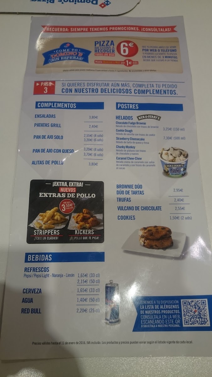 Domino's Pizza Photo Menu 5