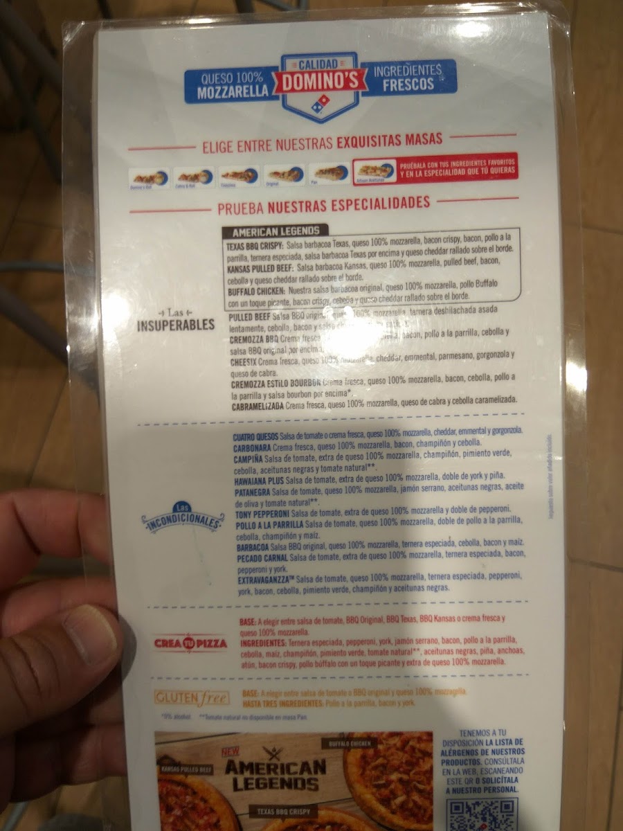 Domino's Pizza Photo Menu 7