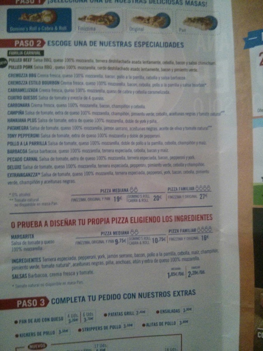 Domino's Pizza Photo Menu 9