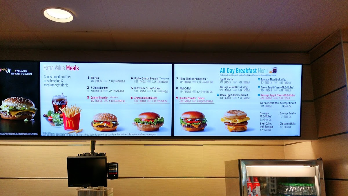 McDonald's Photo Menu 5